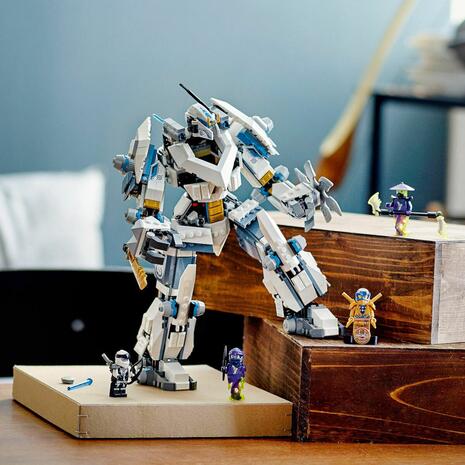 LEGO Ninjago Legacy Zanes Titan Mech Battle Ninja Μάχη Του Ρομπότ Τιτάνα Του Ζέιν 71738